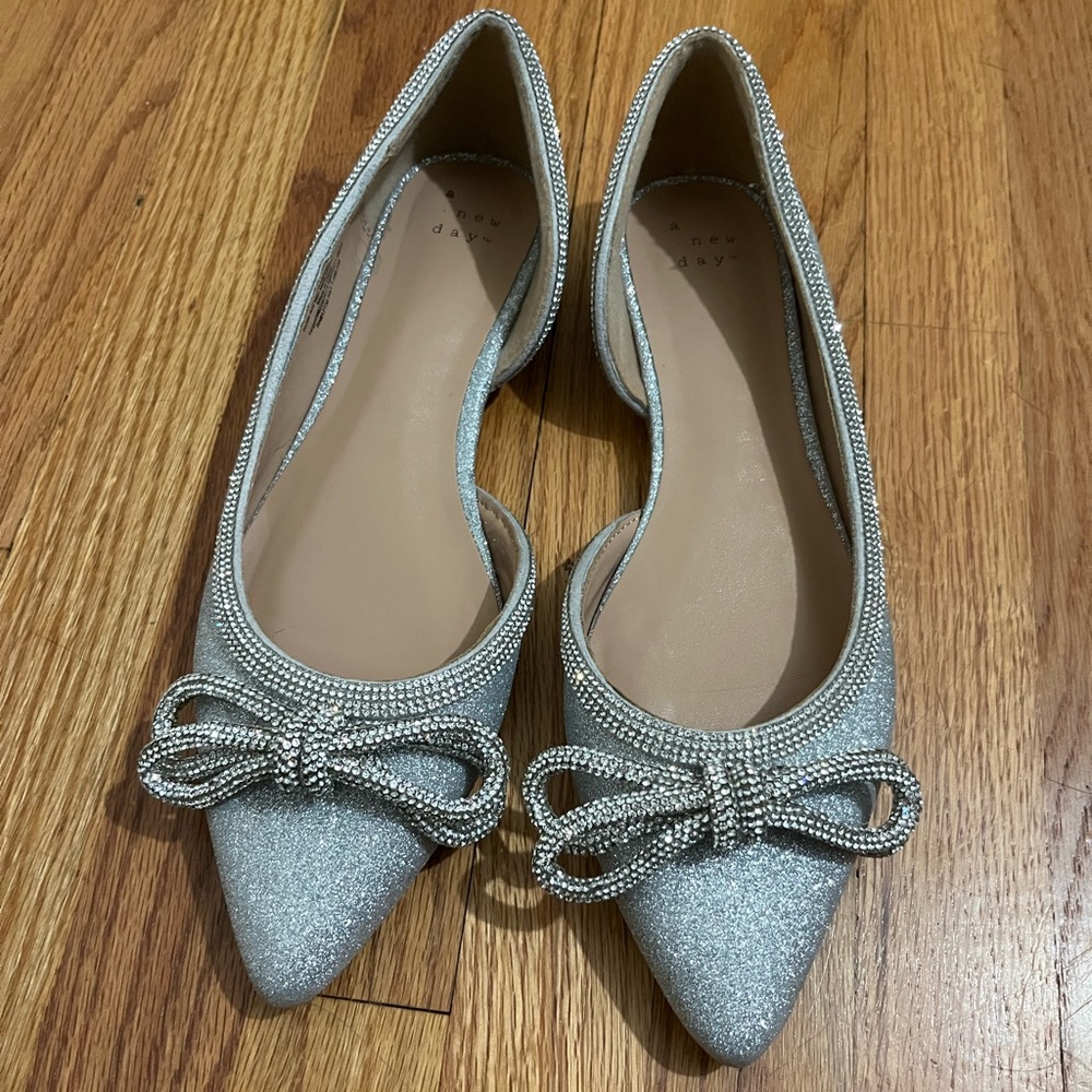 One New Day Holiday shoes. Worn once. Size 8 1/2 women. Excellent condition